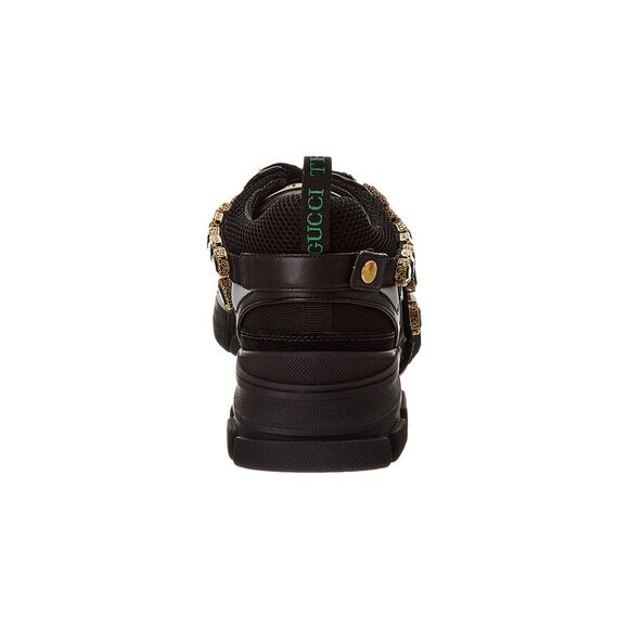 Gucci Flashtrek Leather & Mesh Sneaker - Picture 3 of 5